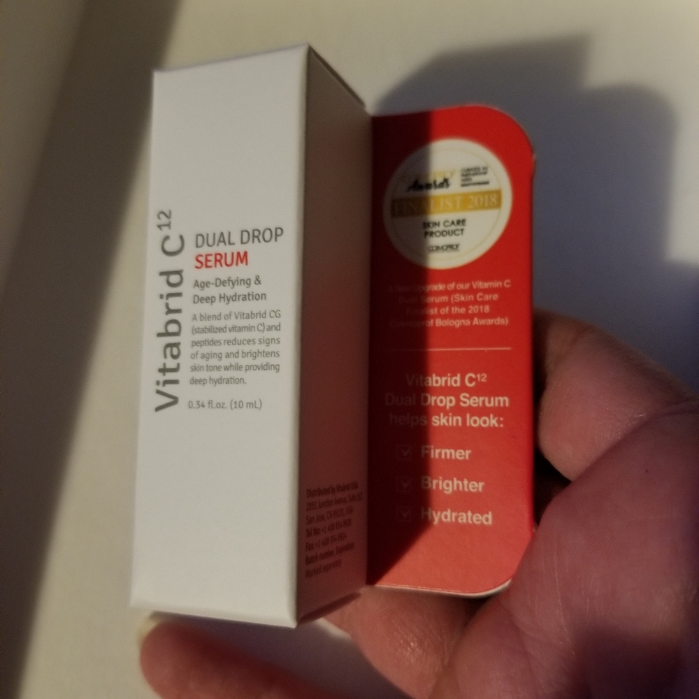 New Vitamin c dual drop serum